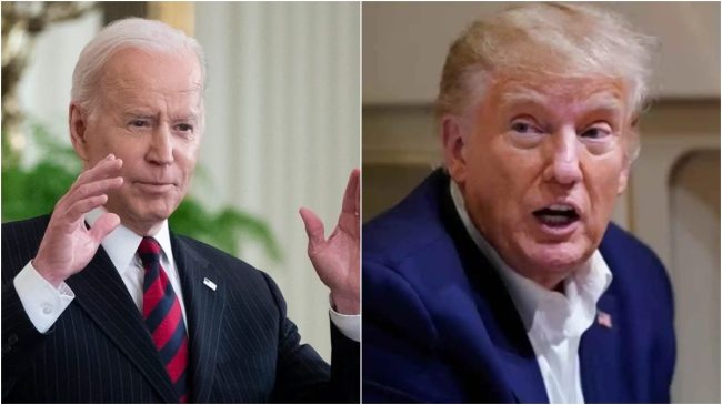 Joe Biden and Donald Trump