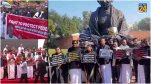 Karnataka Kerala protesting in Delhi
