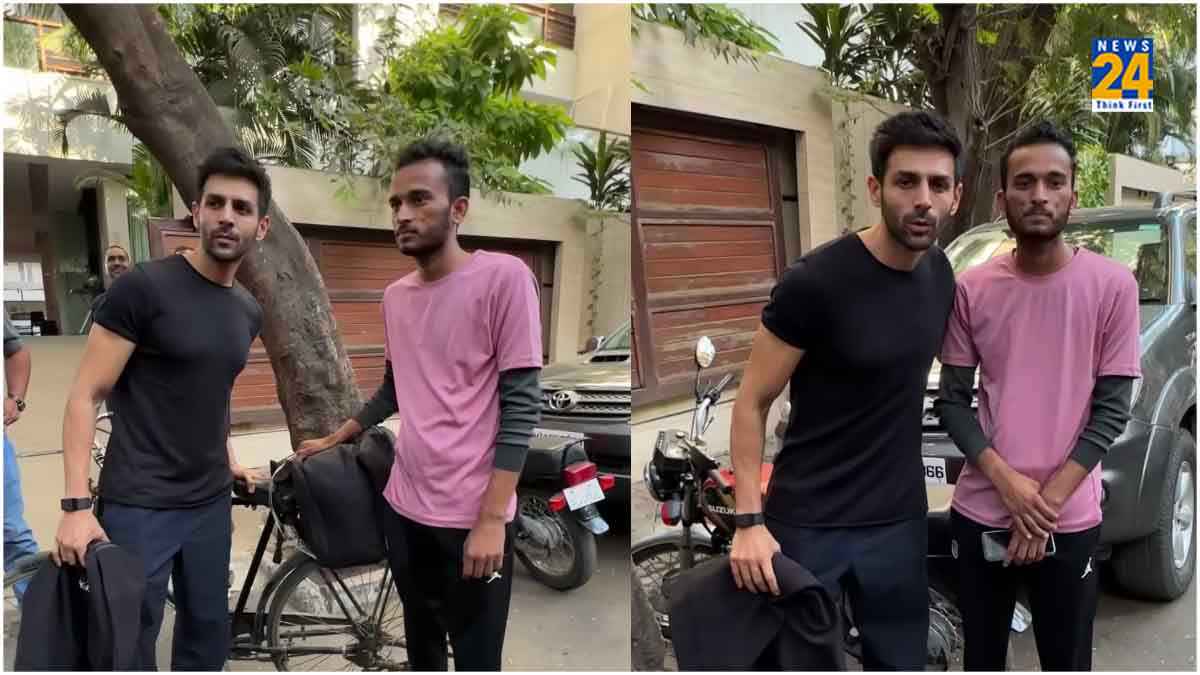 Kartik Aaryan with Crazy Fan