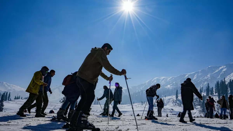 Khelo India Winter Games Gulmarg Snowfall