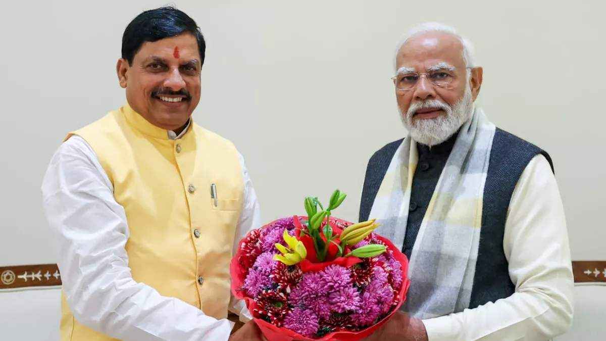 MP CM Mohan Yadav And PM Narendra Modi