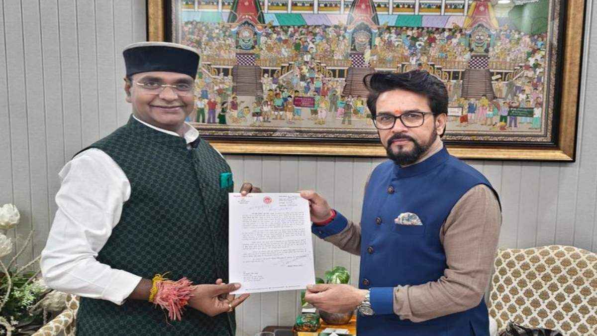 खेल मंत्री से मिले मध्य प्रदेश के मंत्री विश्वास कैलाश सारंग, 'नेशनल गेम्स 2025' समेत इन मुद्दों पर हुई चर्चा