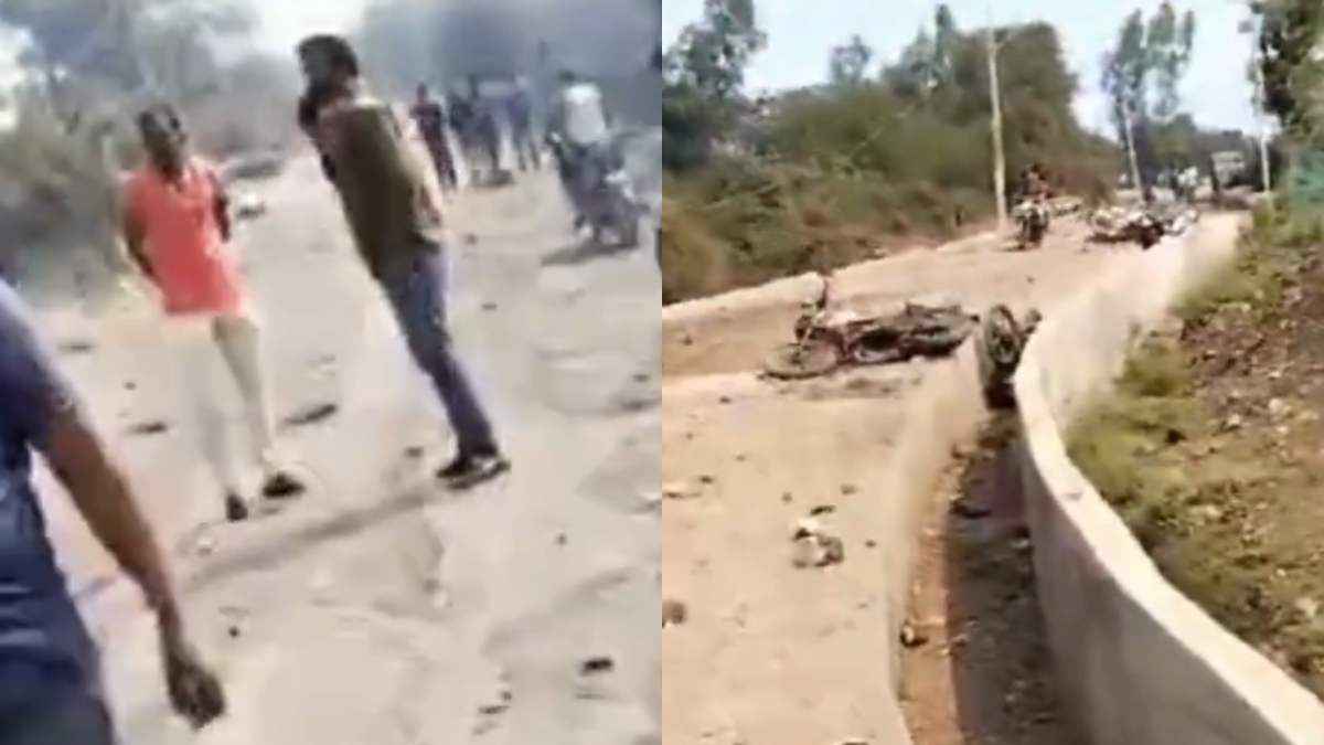Madhya Pradesh Explosion: धमाके के बाद सड़क पर बिखरे मिले घायल, वीडियो देख कांप जाएंगी रूह