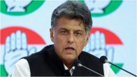 Manish Tewari addressing a press conference