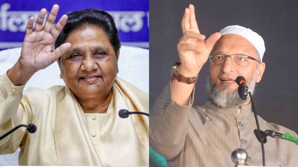 Mayawati Asaduddin Owaisi BJP B Team Mayawati Asaduddin Owaisi BJP B Team