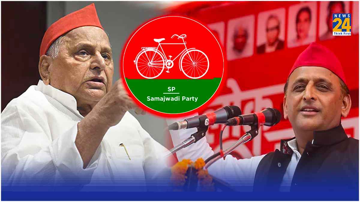 Mulayam Yadav and Akhilesh Yadav