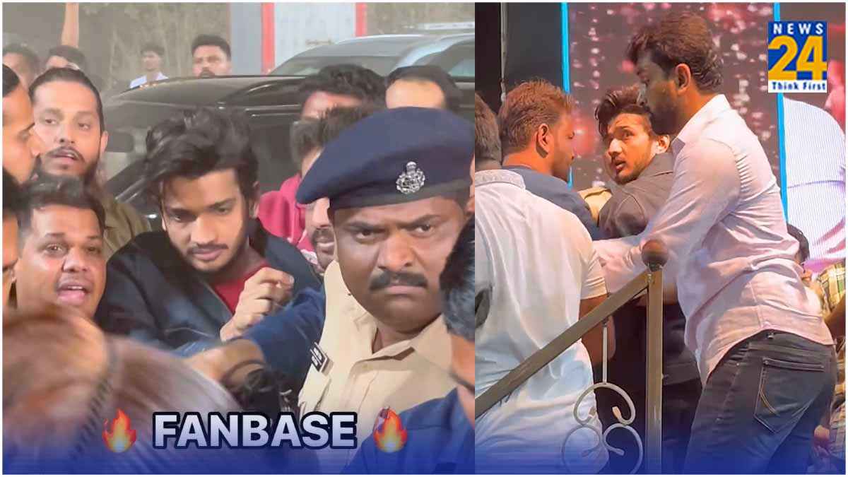 Munawar Faruqui के इवेंट में चले लाठी-डंडे, फैंस के बीच बुरे फंसे कॉमेडियन, देखें बवाल का वीडियो
