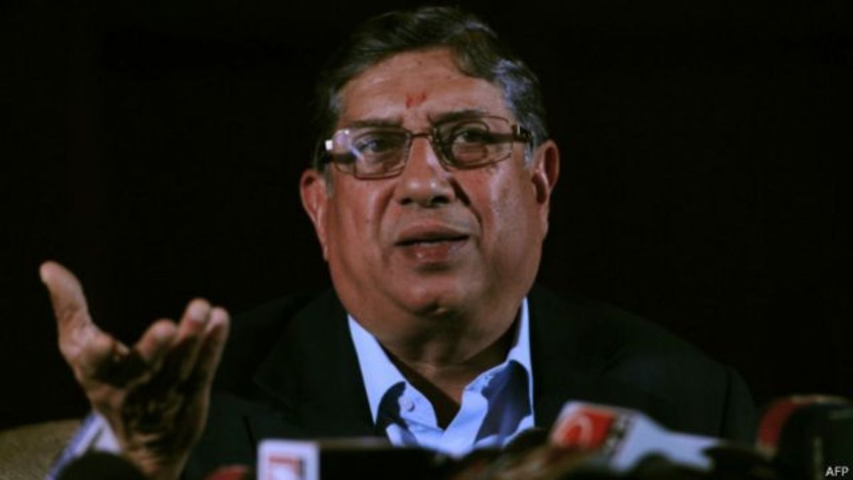 Former BCCI President n srinivasan company india cements ED raid