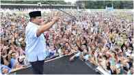Prabowo Subianto In A Rally