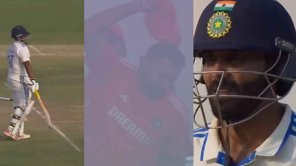 Sarfaraz Khan Run out On Debut Match ravindra Jadeja Angry Rohit Sharma