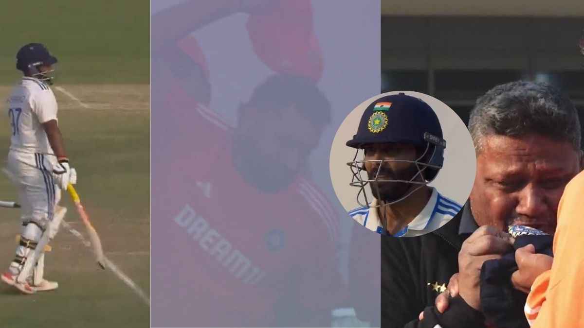 India vs England Test Sarfaraz Khan Run Out rohit Sharma Angry ravindra jadeja