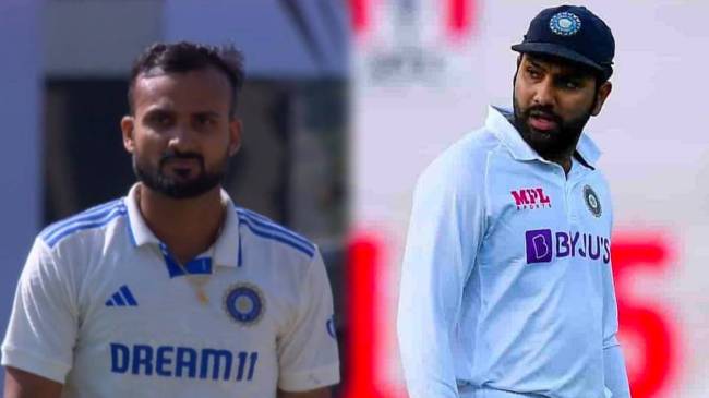 India vs England Akashdeep bowled Zak Crawley no ball rohit sharma Angry