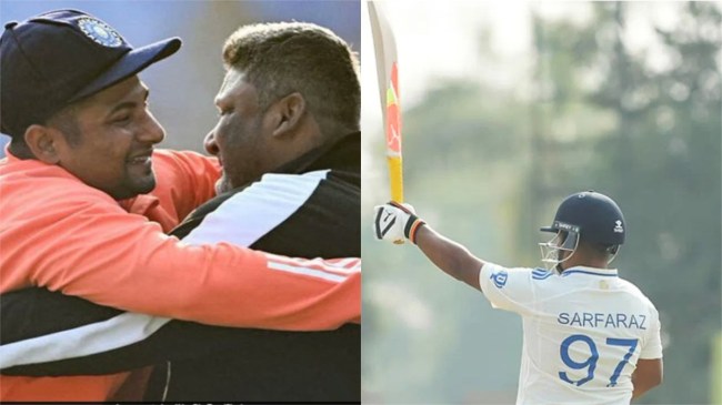 Sarfaraz Khan Jersey Number 97 Story Connection With Father Naushad Khan