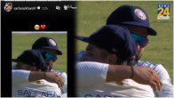 India vs England Sarfaraz Khan Crying After Hug Rohit Sharma