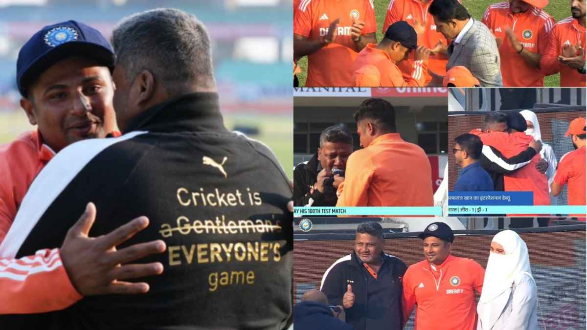IND vs ENG: सरफराज खान के डेब्यू पर पिता नौशाद की 'जैकेट' को लेकर हुई चर्चा, दुनिया को दिया खास मैसेज