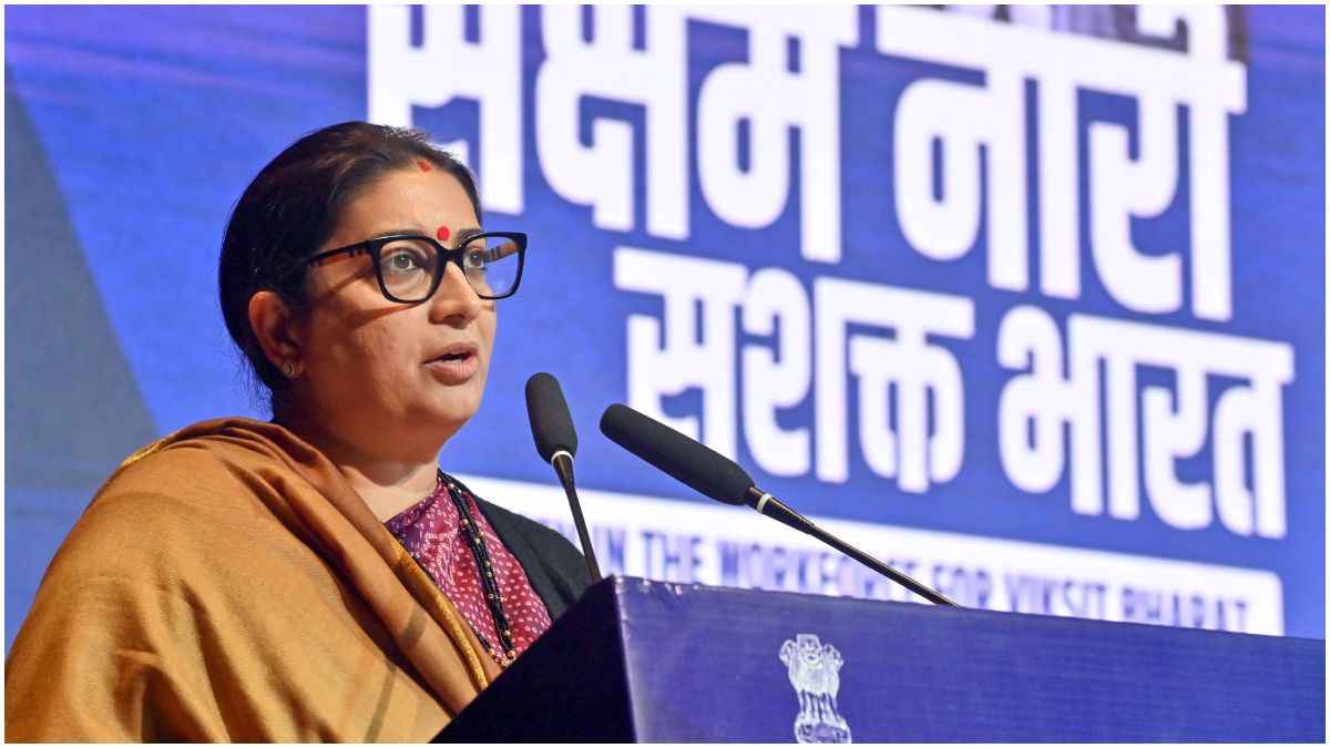 Smriti Irani Addressing An Event