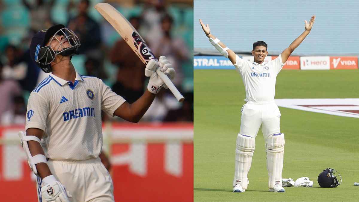 Ind vs Eng Yashasvi Jaiswal Hit First Maiden Double Century And Make 4 New records