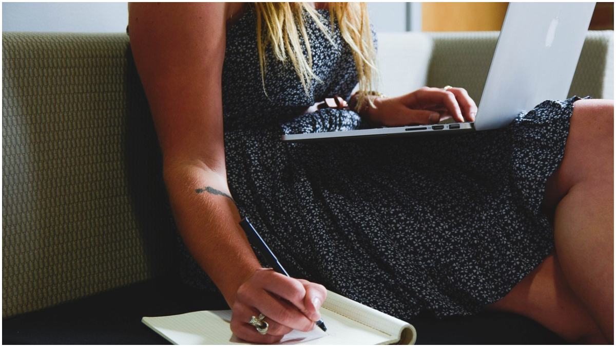 Woman Working From Home