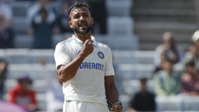 India vs England 4th Test akash deep 2 wicket one over debut match ranchi test match