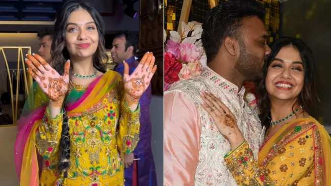 Divya Agarwal Mehendi Ceremony