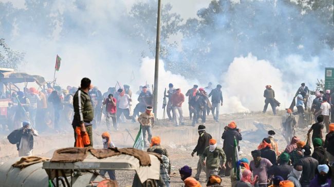 Kisan andolan farmers protest shambhu border Kisan andolan farmers protest