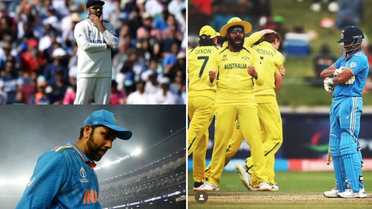 IND vs AUS Three Trophies lost WTC Final ODI World Cup Final Under 19 World Cup 2024 Final