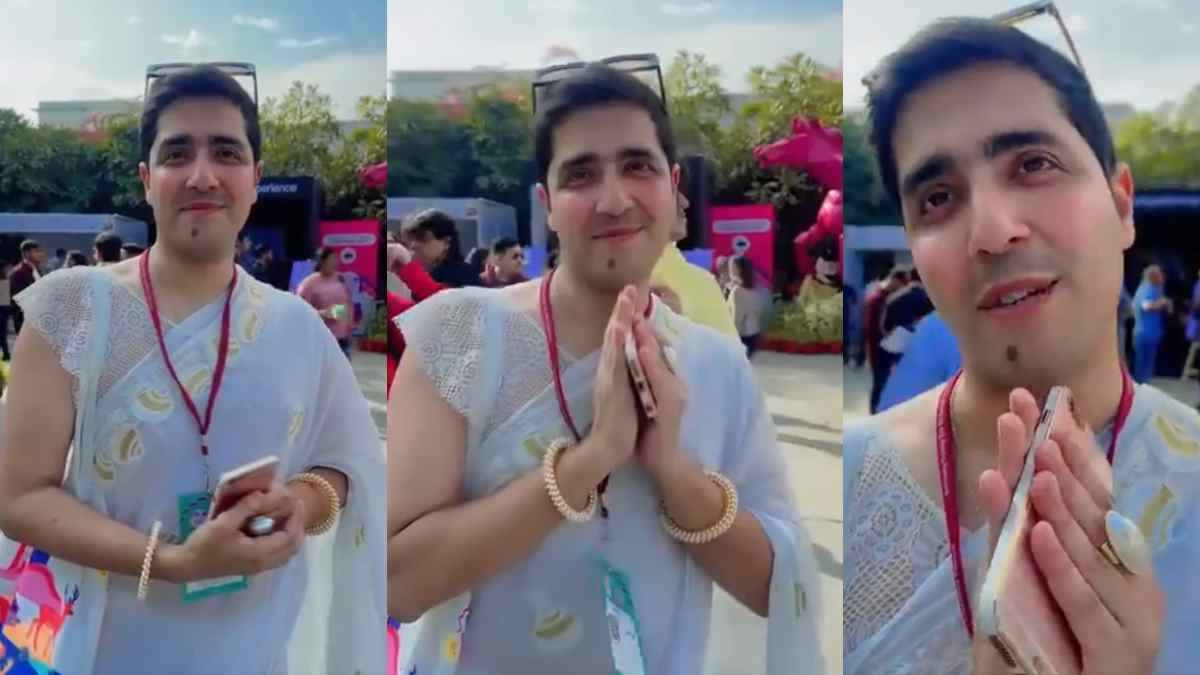 इस लड़के ने क्यों पहनी साड़ी? श्री राम का उदाहरण देकर बताई ये वजह