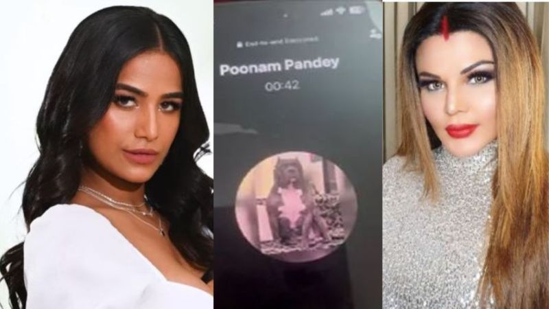 poonam pandey and rakhi sawant conversation