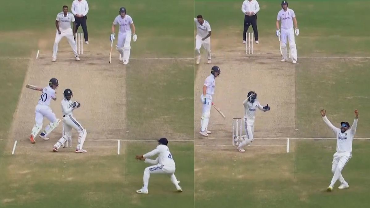 Ind vs England 2nd test Rohit Sharma take an outStanding Stunner Catch in Slips