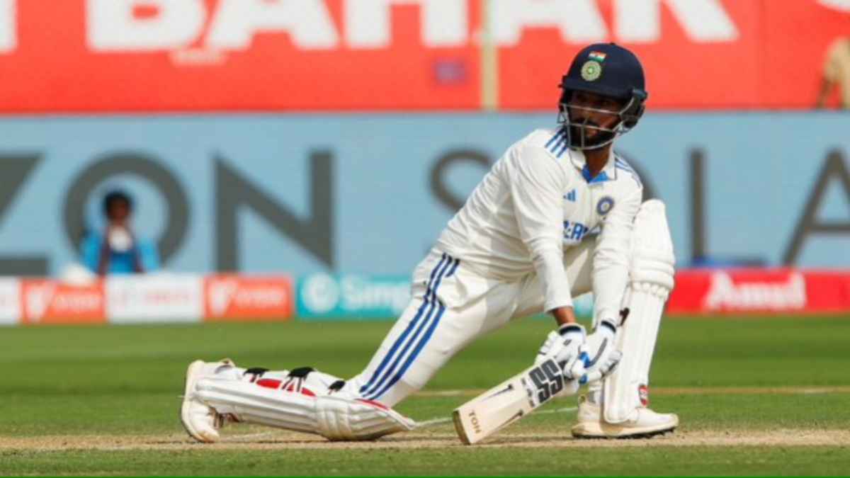 IND vs ENG Rajat Patidar Reverse Sweep Against Joe Root Test Debut Visakhapatnam Watch Video