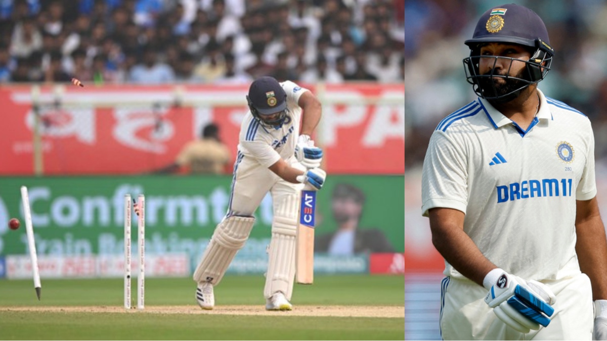 Rohit Sharma Poor Form Test Cricket IND vs ENG 2nd Test James Anderson Bowled Out Video