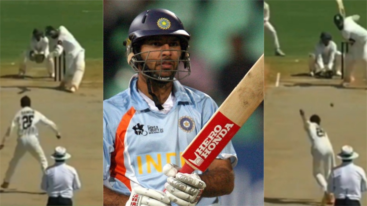 Vamshhi Krrishna Hits Six Sixes in Over Yuvraj Singh Ravi Shastri Ruturaj Gaikwad Elite List