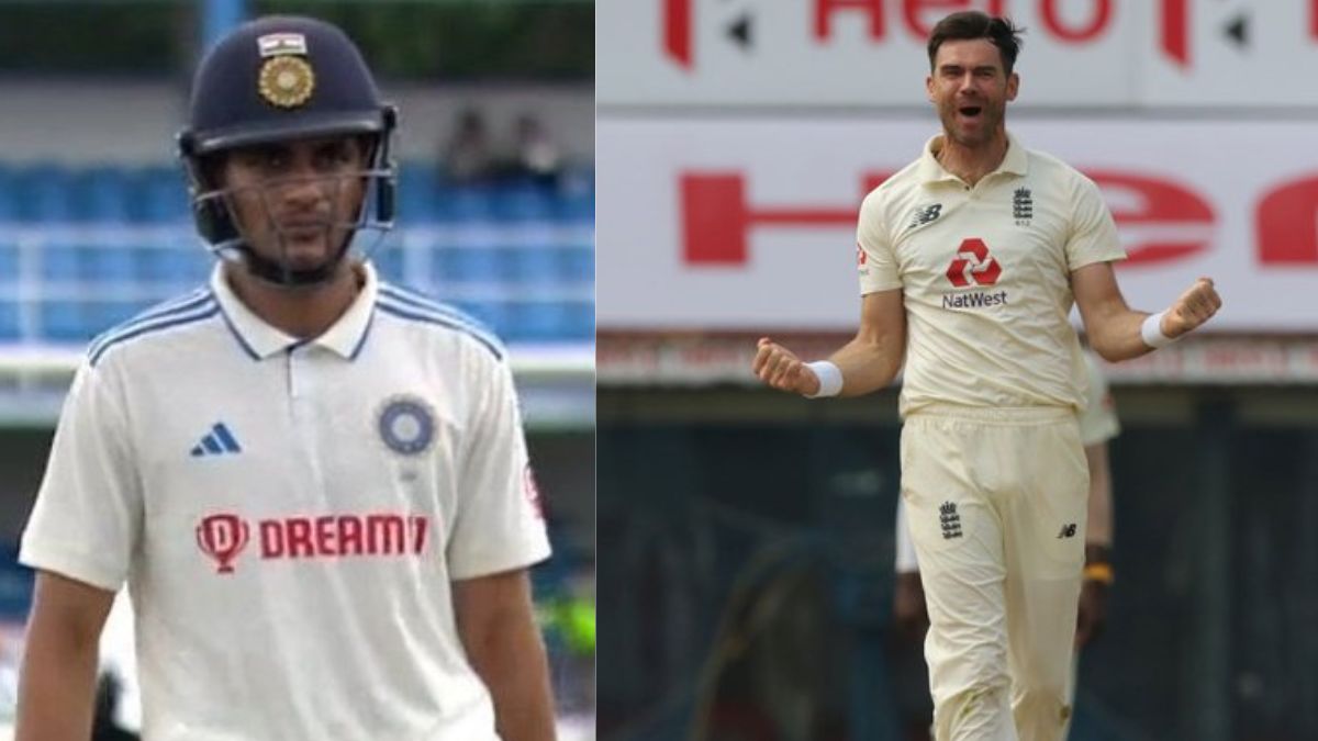 India vs England james anderson 5 times taken shubman gill wickets in test match