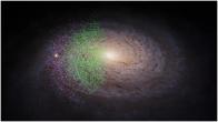 A visualisation of the Milky Way galaxy