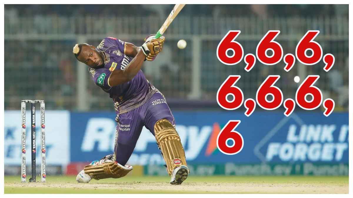 Andre Russell becomes FASTEST to 200 IPL sixes by balls