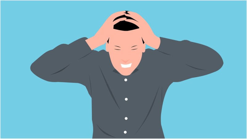 Angry Stressed Man