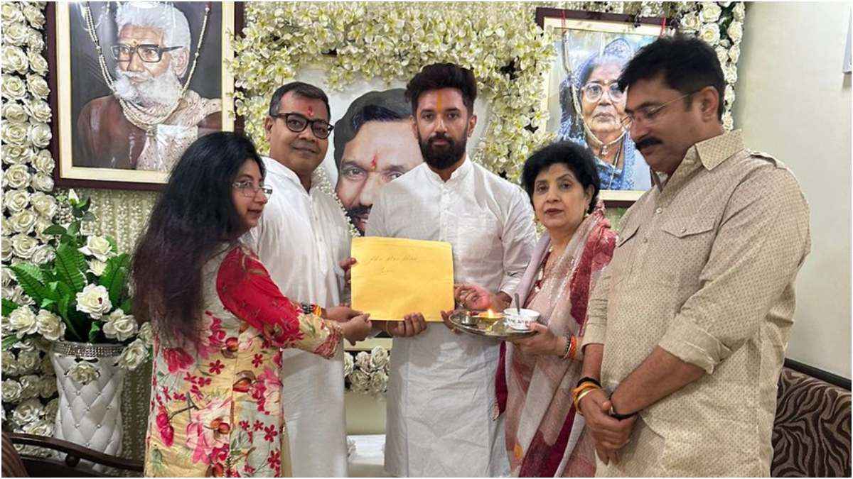 बिहार की जमुई सीट पर NDA का प्रत्याशी घोषित, चिराग पासवान ने जीजा अरुण भारती को दिया टिकट