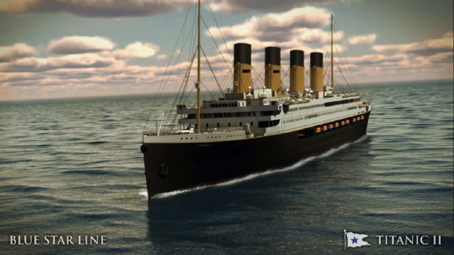 Blue Star Line Titanic II Project