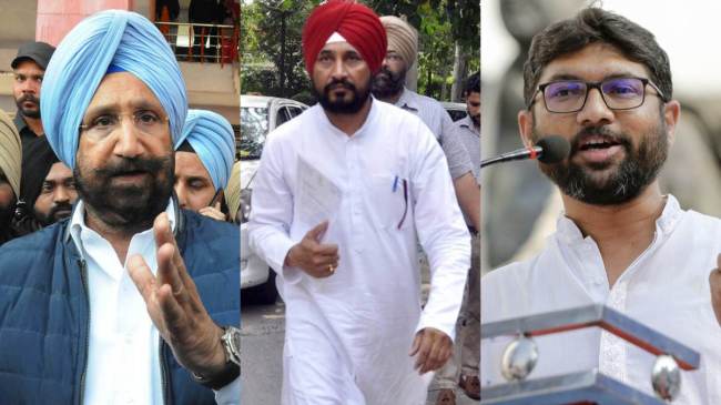 Charanjit Singh Channi Jignesh Mevani Sukhjinder Singh Randhawa Charanjit Singh Channi Jignesh Mevani Sukhjinder Singh Randhawa