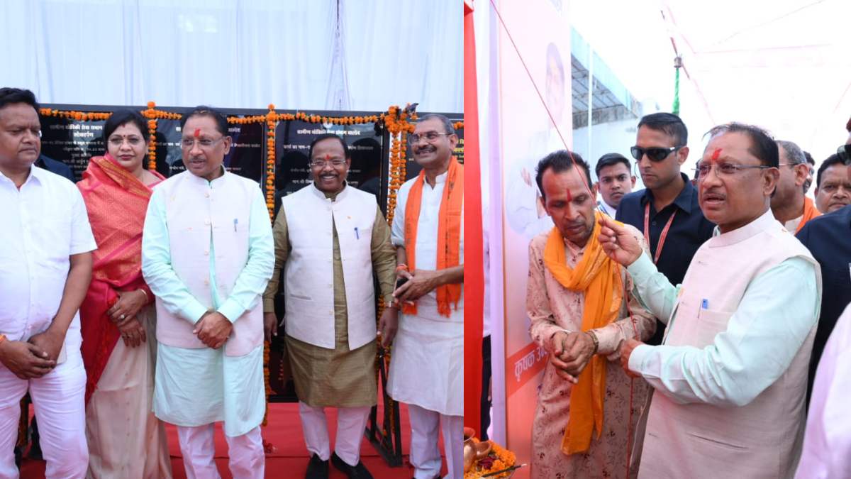 Chhattisgarh CM Vishnudev Sai in Balod