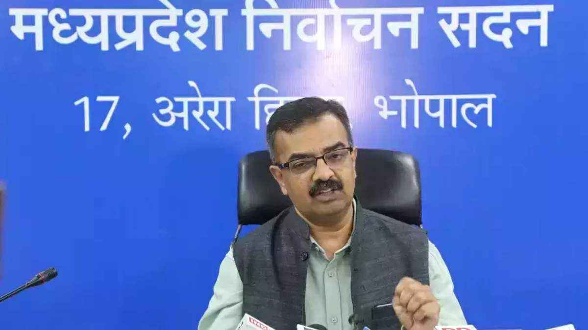 Chief Electoral Officer of Madhya Pradesh Anupam Rajan