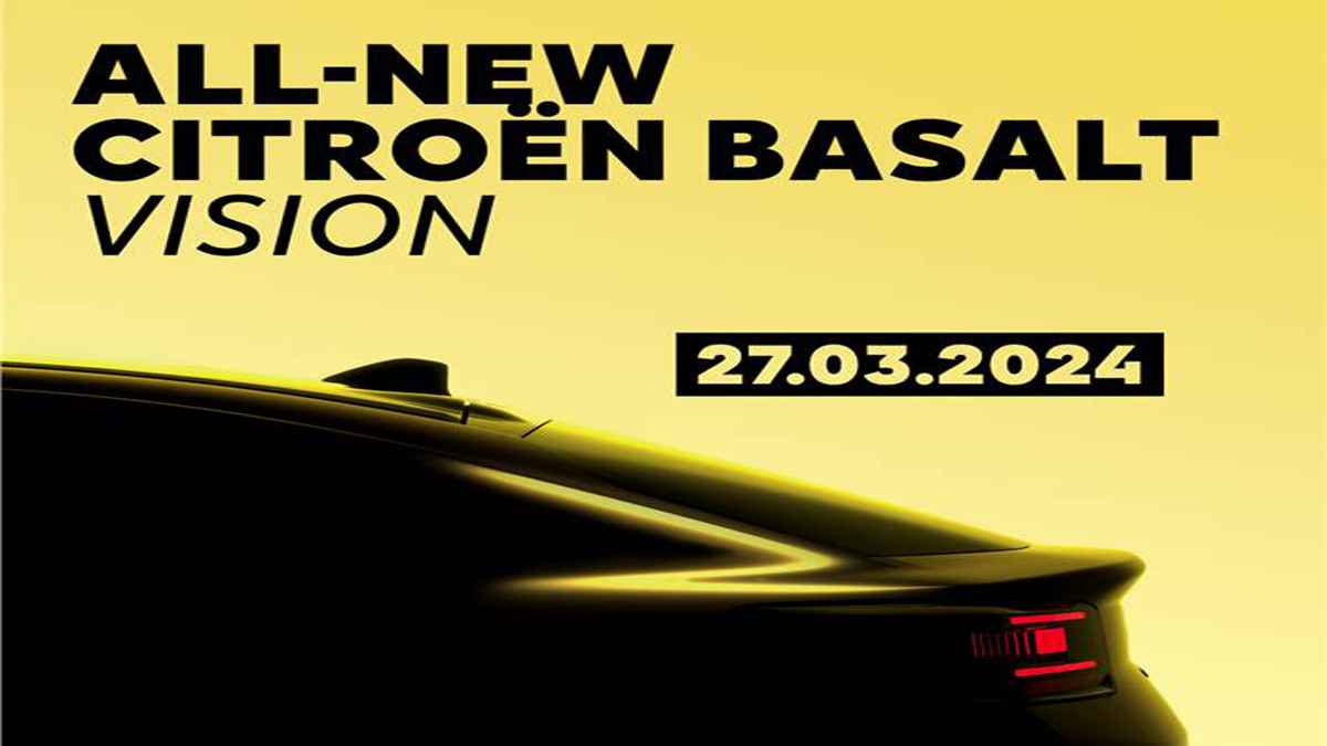 Tata Curvv को टक्कर देने आ रही है नई Citroen Basalt, 27 मार्च को होगी पेश