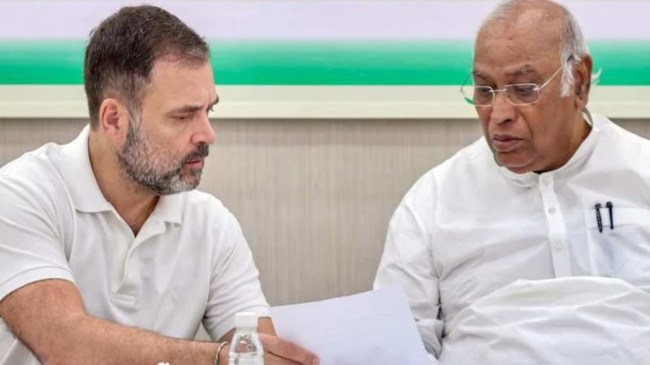Congress Leader Rahul Gandhi, Mallikarjun Kharge