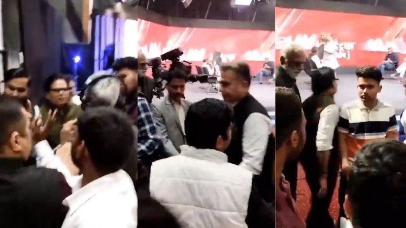 DD News Fight Viral Video