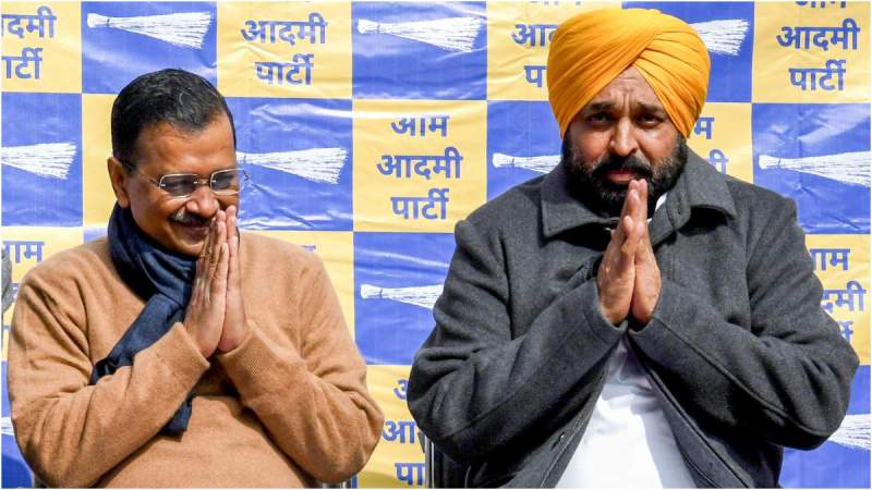 Delhi CM Arvind Kejriwal and Punjab CM Bhagwant Mann