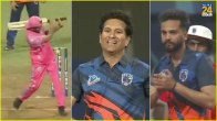 Elvish Yadav Bowling Munawar Faruqui Wicket Sachin Tendulkar ISPL T10 League