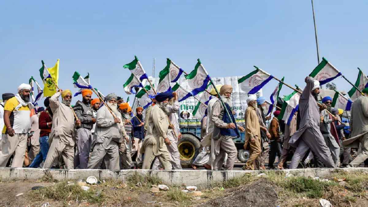 Kisan Andolan Shambhu Border Haryana Punjab