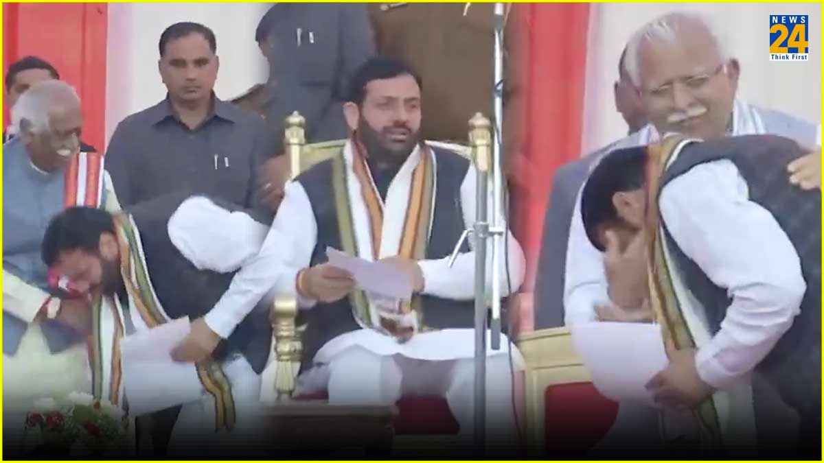 Nayab Singh Saini oath CM