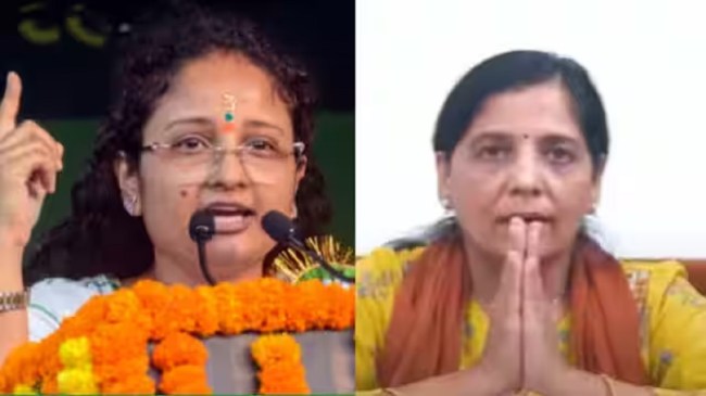 Hemant-Soren-Sunita-Kejriwal Hemant Soren Sunita Kejriwal