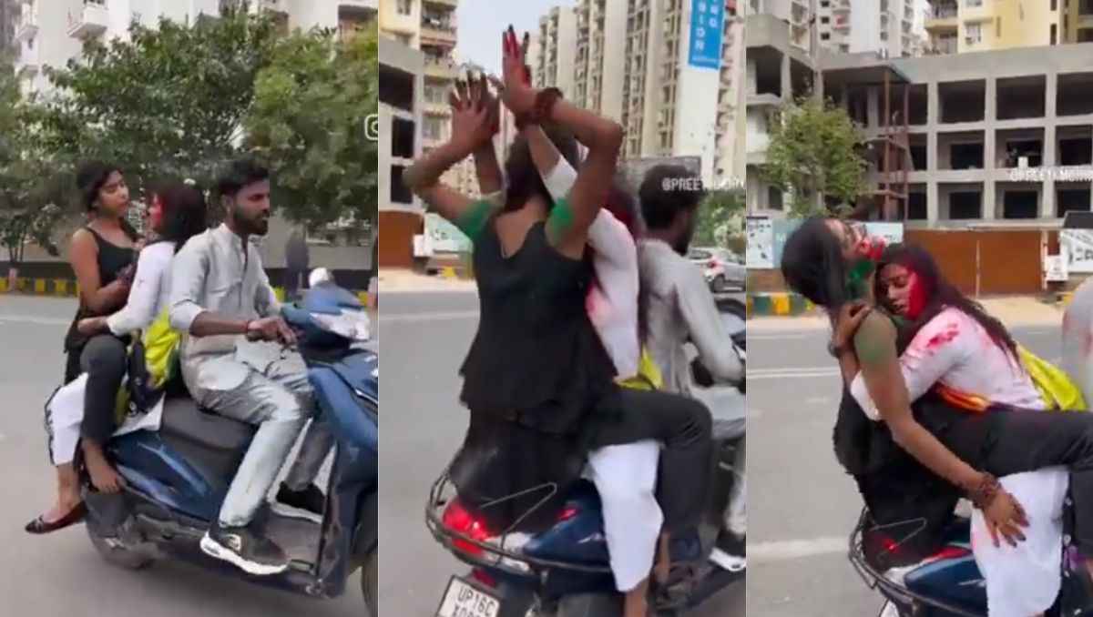 Holi Viral Video Noida